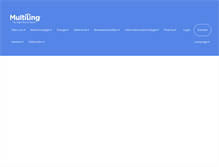 Tablet Screenshot of multiling.de